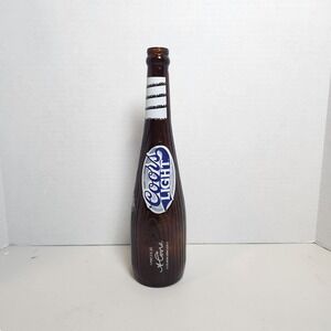 VTG Coors Light Baseball Bat Bottle Limited Edition‎ Empty No Lid Rocky Mountain